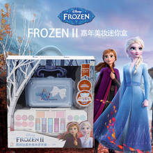 Disney-Conjunto de cosméticos de frozen 2 para niñas, princesa elsa, anna, Blancanieves, juguetes de moda, conjunto de maquillaje 2024 - compra barato
