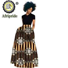 2019 african maxi skrits for women a-line print skrit casual ankara fabric dashiki clothing wax batik cotton AFRIPRIDES1927005 2024 - buy cheap