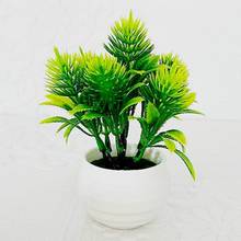 1 Set Fake Plants Simulation Bonsai Realistic Non-fading Plastic Artificial Large Pine Plants Desk Decorations for Decorating 2024 - buy cheap