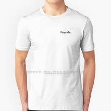 Camiseta de algodón puro con Logo de Paysafe, 100%, Paypal, Venmo, Bitcoin, Cashapp 2024 - compra barato