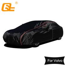 Capa universal para carro, 190t, para volvo v70, v60, s40, s60, xc90, xc60, s80, ambientes externos, contra chuva, sol, neve, congelamento 2024 - compre barato