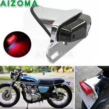 Universal Motorcycle LED Lucas Tail Light Cafe Racer License Plate Holder Rear Brake Stop Light For Honda Suzuki Yamaha Ducati 2024 - buy cheap