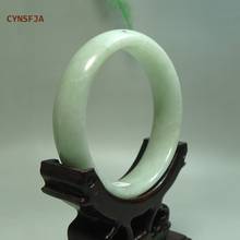 CYNSFJA Real Certified Natural Jade Bangle Chinese Guizhou Carbonate Jade Women's Bracelets Amulets High Quality Elegant Gifts 2024 - buy cheap