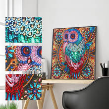 5D DIY Special-shaped Diamond Painting Owl Pattern Diamond Art embroidery Painting Cross Stitch kits Home Decoration Gift 2024 - buy cheap