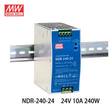 Steady MEAN WELL NDR-240-24 24V 10A meanwell NDR-240 240W Single Output Industrial DIN Rail Power Supply 2024 - buy cheap