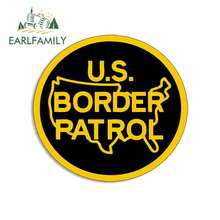 EARLFAMILY 13cm x 12.3cm For Us Border Patrol Creative Car Decal Car Truck Pinup Scratch-Proof Sticker Occlusion Scratch Decals 2024 - buy cheap