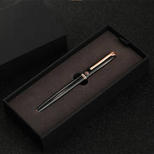 Ручка перьевая Picasso Pimio 916 с черным металлическим наконечником, средний наконечник с красивыми золотыми точками, подарок для офиса и школы 2024 - купить недорого