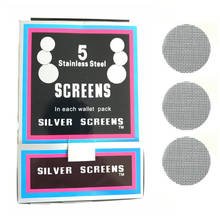Smoke Pipe Screen Smoking Pipe Screens Cigarette Mesh Filter Metal Gray Filter Metal Pipe Filter 5 Pieces A Pack 2024 - buy cheap