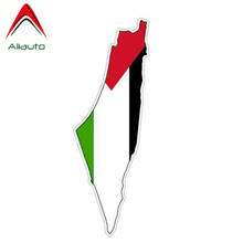 Aliauto Automobile Accessories Palestine Gaza Jews Flag Map Car Sticker Sunscreen Waterproof Reflective Decal PVC,12cm*4cm 2024 - buy cheap