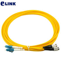 Cabo de remendo de fibra óptica segunda, cabo de remendo de fibra óptica sm 1m 2m 3m 5m 7m 10m, cabo duplex de fibra óptica de 2.0mm 3.0mm dx com 10 peças 2024 - compre barato