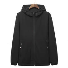 new plus size 10XL 9XL 8XL 7XL 6XL 5XL  Brand Clothing Spring Autumn Youth Men Coat With Hat Zipper Large Size  Jacket 2024 - buy cheap
