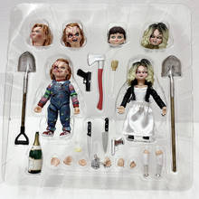 NECA Chucky Tiffany Action Figure Bride Of Chucky Ultimate Toy Doll Gift For kids 2024 - buy cheap