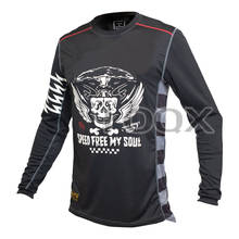 motorcycle mountain bike team downhill jersey MTB Offroad DH bicycle locomotive cross country mountain Grindhouse Bereman jersey 2024 - buy cheap
