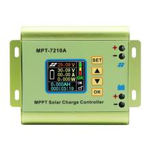Controlador de carga Solar Digital MPPT para batería de litio 24V / 36V / 48V / 60V / 72V salida del paquete de batería 0-10A MPT-7210A 2024 - compra barato