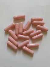 500pcs1000pcs Size 0 Empty Capsules! Hollow Light Pink Gelatin Separated Capsules, Empty 0# Medicine Powder Capsules 2024 - buy cheap