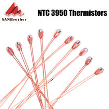 Termistores de 10Pcs100K ohm NTC 3950 para piezas de impresora 3D, resistencias de Sensor de temperatura Reprap Mend, accesorios de impresora 3D 2024 - compra barato