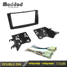 Double Din Fascia for TOYOTA Corolla + Wiring Harness Headunit Radio CD DVD Stereo Panel Dash Mount Install Trim Kit Frame 2024 - buy cheap