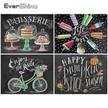 EverShine 5D DIY Diamond Painting bicycle Cross stitch Full square Diamond Embroidery Sale Bead Picture Kit Blackboard drawing 2024 - buy cheap