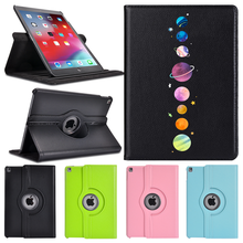 Planet Line For iPad Pro 12 9 Funda 360° Rotating Leather Stand Protective Cover iPad 7th Generation Case Mini 1 2 3 Coque Air 3 2024 - buy cheap