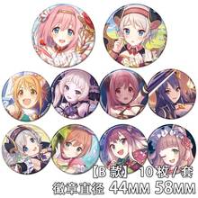 Anime Princess Connect ReDive Rei Pecoline Kokkoro Yui Hiyori Cal Figure 5491 Badges Round Brooch Pin Gifts Kids Collection Toy 2024 - buy cheap