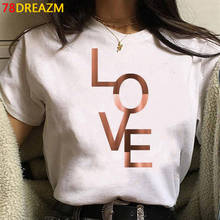 Camiseta geométrica branca, blusa de verão para mulheres, roupa com estampa estética, tamanho grande, roupas de casal 2024 - compre barato