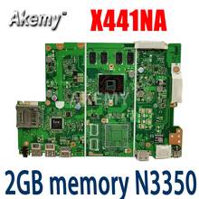 Placa-mãe para notebooks asus x441na x441na, x441n, n3350, 2gb de memória 2024 - compre barato