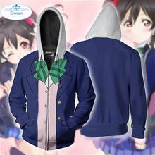 COSSUN Anime Love Live School idol project Cosplay Nozomi Tojo Hoodie Cosplay Men's and Women's Casual Sports Sweater halloween 2024 - buy cheap