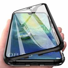 Магнитный двухсторонний стеклянный металлический чехол для телефона Huawei Honor 10 20 Mate 30 20 Lite P40 P30 P20 Pro 8x 9x Y9 P Smart Z 2019 2024 - купить недорого