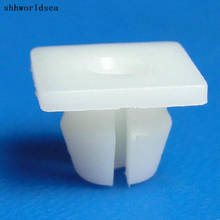 Shhworldsea Free shipping 100pcs Nylon White Headlight Bezel Nut #8 Screw Size For GM 14013246 2024 - buy cheap