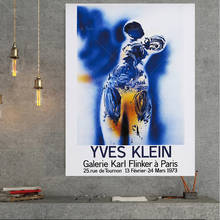 Yves Klein 1973 Exhibition Poster | Vintage Art Exhibition Poster 2024 - buy cheap