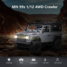 Carro de brinquedo, mn 99s, 2.4g, 1/12, 4wd, rtr, crawler, off-road., para land rover, modelos de veículos, presentes para crianças. 2024 - compre barato