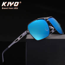 KIYO Brand 2020 New Men  Square Polarized Sunglasses Metal Classic Sun Glasses High Quality UV400 Driving Eyewear 2648 2024 - buy cheap