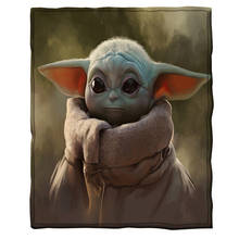 Star Wars Yoda Baby Blankets Disney Anime Baby Shower Kids Children Boys Girls Body Cover Blanket Crib Small Sheet Quilt Gifts 2024 - buy cheap