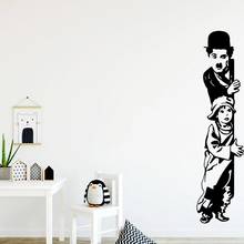 Papel de parede em estilo nórdico bansky, adesivo de decalque em vinil para decoração de quartos de bebê, adesivo de parede para sala de estar 2024 - compre barato