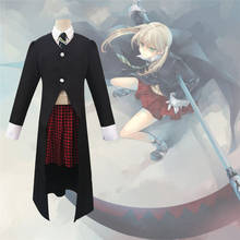 Anime Cosplay Costume Soul Eater Maka Albarn Halloween Costumes For Women Clothing Uniform Jacket Shirt Vest Skirt Tie Japanese 2024 - compre barato