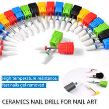 TSZS 1pcs/lot  Ceramic Nail Drill Bits Milling Cutter For Manicure Pedicure Electric Machine Accessories Nail Art Tools 2024 - buy cheap