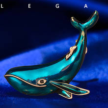 Zlxgirl Luxury brand enamel fish shape men brooch jewelry Christmas gifts fashion hijab pins new year couple scarf pins 2024 - buy cheap