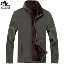 Autumn Winter Jacket men large size 6XL 7XL 8XL Coat jacket Mens Fleece Casual jackets Mens Windbreaker Sweatshirt Thermal Coats 2024 - buy cheap