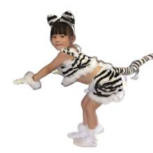 Gatinho gato dança vestir vestido de dança meninas trajes de dança contemporânea crianças roupas de palco moderno trajes de dança jazz hip hop meninas 2024 - compre barato