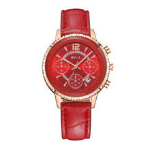 Relojes de lujo con diamantes para mujer, pulsera de cuarzo informal a la moda, con indicador de Fecha 2024 - compra barato