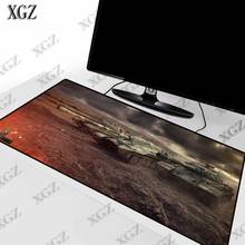 XGZ World of Tanks Large Gaming Mouse Pad Lock Edge Game  Mat for Laptop Keyboard  Desk   Notebook Gamer pad 2024 - buy cheap
