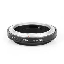 Высококачественное алюминиевое металлическое кольцо-адаптер для Фотоаппарата Canon FD объектива EOS EF DSLR аксессуары для видеокамеры 2024 - купить недорого