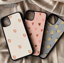 Krajews Pastel coque Phone Case for iPhone 12 13 mini 5 6S 7 8 PLUS X XS XR 11 PRO MAX SE 2020  Cover Funda Shell 2024 - buy cheap