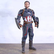 Brinquedos loucos vingadores endgame capitão américa 1/6th escala collectible pvc figura modelo de brinquedo 2024 - compre barato