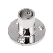Boat Yacht Rail Fitting Round Stanchion Base For 7/8" Tube 90 Degree Sailing 2024 - buy cheap
