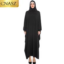 Elegante Abaya Muçulmano Maxi Vestido Oriente médio Ramadã Islâmico Robe Quimono Longo Solto Magro Bohemian Vestido Dubai 2024 - compre barato