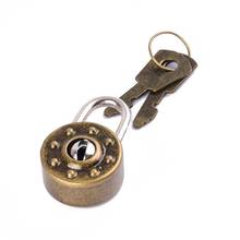 New Metal Mini Padlock Small Luggage Box Key Lock with Key Bag Suitcase Decor Accessories 2024 - buy cheap