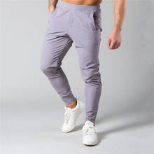 Calça de moletom masculina com secagem rápida, calça justa casual para academia, treino, corrida, trilha, primavera e outono, 2021 2024 - compre barato