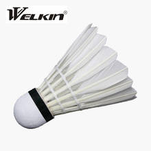 Welkin bola de badminton em led, luzes de penas brilhantes em noite, entretenimento ao ar livre, acessórios de bola de iluminação esportiva, 1 peça 2024 - compre barato