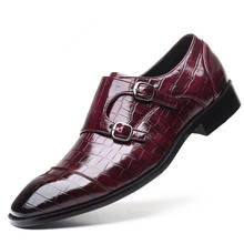 Men leather shoes business dress suit shoes men brand Bullock genuine leather black slipon wedding mens shoes 358 2024 - купить недорого
